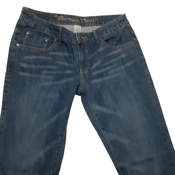 Campus Crew Jeans Size 31 x 32 Women NWOT Dark Wash - Picture 3 of 6